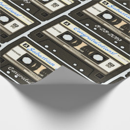 Aangepaste Cassette Mixtape Aangepaste Naam, Geleg Cadeaupapier