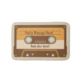Aangepaste Cassettebandje Bath Mat (Voorkant)