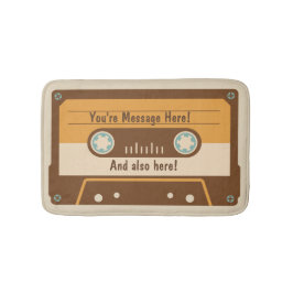 Aangepaste Cassettebandje Bath Mat