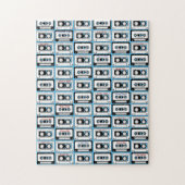 Aangepaste Cassettebandjes voor retro Legpuzzel (Verticaal)