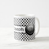Aangepaste cassettespeler koffiemok (Voorkant rechts)