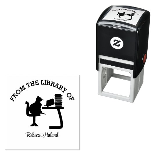 Aangepaste CAT Book Stamp Zelfinktende Stempel (In situ)