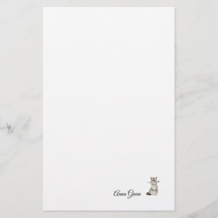 Aangepaste Cat breinaald Eenvoudig briefpapier