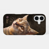 Aangepaste Cat Kitten Huisdier Hond Foto Sjabloon iPhone 16 Hoesje (Achterkant horizontaal)