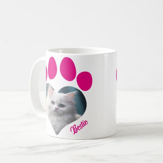 Aangepaste Cat Lover Mok – Aangepaste foto (Voorkant links)