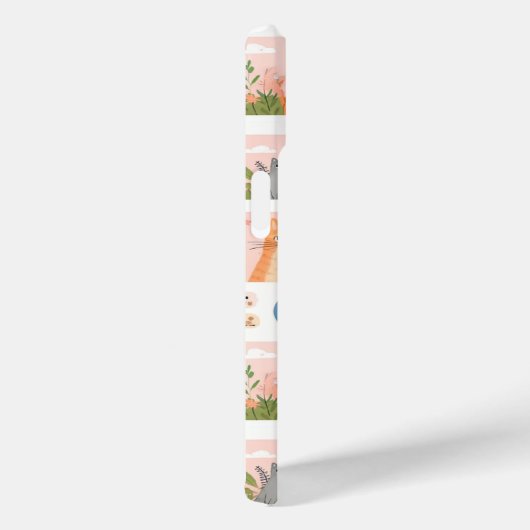 Aangepaste "Cat Mom" iPhone Case (Achterkant / Rechts)