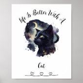 Aangepaste Cat Pet Wall Art Poster (Voorkant)