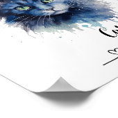 Aangepaste Cat Pet Wall Art Poster (Hoek)