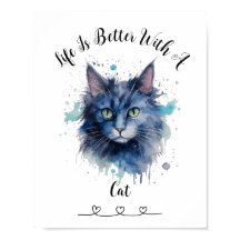 Aangepaste Cat Pet Wall Art Poster
