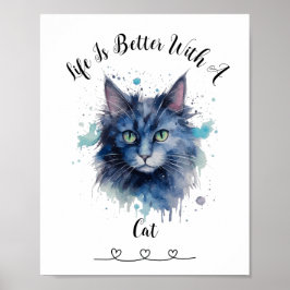 Aangepaste Cat Pet Wall Art Poster
