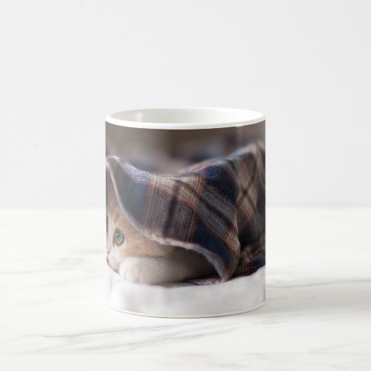 Aangepaste Cat Photo Wrap-Around Koffiemok (Center)