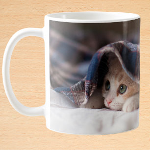 Aangepaste Cat Photo Wrap-Around Koffiemok