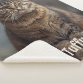 Aangepaste Cat Sherpa Deken Huisdier Ouder Gift Id (3/4)