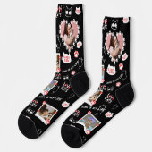 Aangepaste Cat Sokken met Foto – Gepersonaliseerd  (Links)