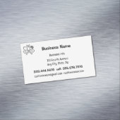 Aangepaste catering voor bakkerij magnetisch visitekaartje (Voorbeeld)