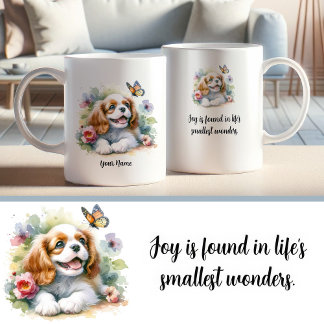 Aangepaste Cavalier King Charles Spaniel Mok en Qu