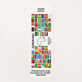 Aangepaste CELEBRATING AFRIKA-vlaggen Yogamat (Voorkant)