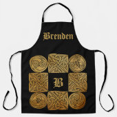 Aangepaste Celtic Knotwork Cross Schort (Voorkant)