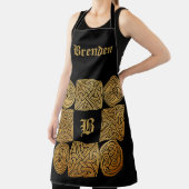 Aangepaste Celtic Knotwork Cross Schort (Insitu)