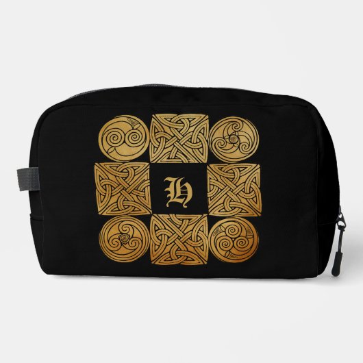 Aangepaste Celtic Knotwork Cross Toilettasje (Voorkant)