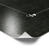 Aangepaste chalkboard afdrukken foto afdruk (Hoek)