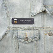 Aangepaste Chalkboard Coffee Shop Bedrijfsmedewerk Naamplaatje (In situ)