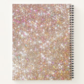 Aangepaste Champagne Lashes Benoeming Book Notitieboek (Achterkant)