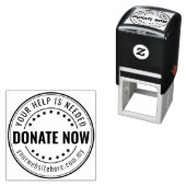Aangepaste Charity & Donatie Zelfinking Rubber Sta Zelfinktende Stempel (In situ)
