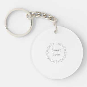 Aangepaste Charm Acryl Sleutelhanger