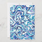 Aangepaste charmante bloem waterverf evenement uit kaart (Achterkant)