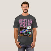 Aangepaste chauffeursfoto t-shirt (Voorkant volledig)