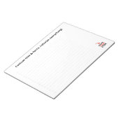 Aangepaste CHECKLIST bewerkbaar minimalistisch een Notitieblok (Schuin)