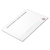 Aangepaste CHECKLIST bewerkbaar minimalistisch een Notitieblok (Schuin)