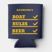 Aangepaste checklist boardregels kan Sleeve Blikjeskoeler (Voorkant)