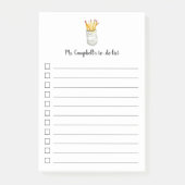 Aangepaste checklist voor docenten / lijst met tak post-it® notes (Voorkant)