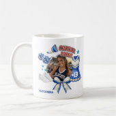 Aangepaste Cheer Moeder Foto Sport Trots Koffiemok (Links)