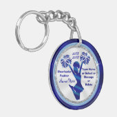 Aangepaste, Cheerlead Gift Ideeën Cheap Sleutelhanger (Voorkant Links)