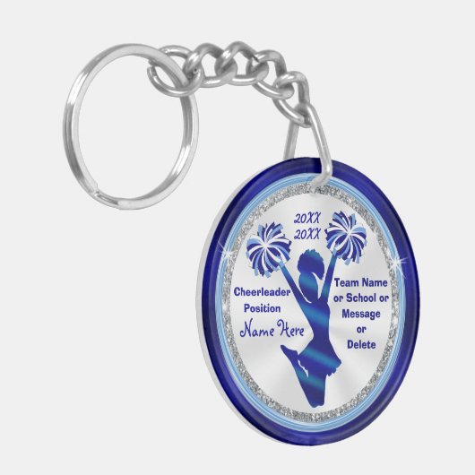 Aangepaste, Cheerlead Gift Ideeën Cheap Sleutelhanger (Voorkant Links)