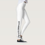 Aangepaste Cheerlead Leggings Team Name Monogram<br><div class="desc">Geweldige aangepaste leggings voor u of uw volledige Cheer Club/Team. Je teamnaam draait op de benen en je monogram, naam of nummer bevindt zich net boven de enkel en onder een megafoon. U kunt de tekstkleur wijzigen om uw teamuniform/-kleuren aan te passen - klik op "aanpassen", markeer de tekst en...</div>