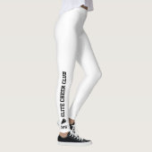 Aangepaste Cheerlead Leggings Team Name Monogram (Rechts)
