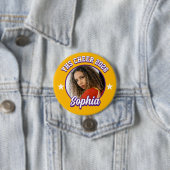 Aangepaste Cheerleader Brag Knop, Cheer Game Day Ronde Button 7,6 Cm (In situ)
