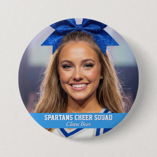 Aangepaste Cheerleader Foto Knop Spirit Cheer Spel Ronde Button 7,6 Cm