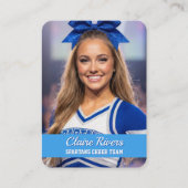 Aangepaste Cheerleader Ruilkaart Teamkaart QR-code Visitekaartje (Voorkant)