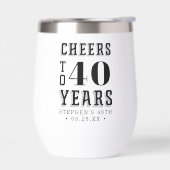 Aangepaste Cheers tot 40 jaar | Elke mijlpaal op d (Links)