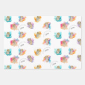 Aangepaste Cheetah Gift Wrapping Paper (Voorkant 3)