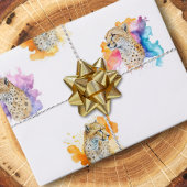 Aangepaste Cheetah Gift Wrapping Paper