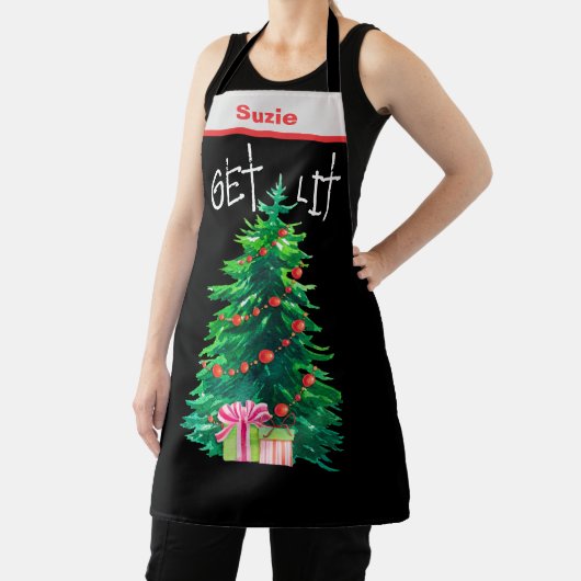 Aangepaste Chef Baker Naam Gepersonaliseerd Funny  Schort (Insitu)