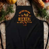 Aangepaste  Chef Foodie Cooking Grillmaster Schort