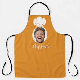 Aangepaste Chef met Foto & Naam Kookcadeau Sinaasa Schort