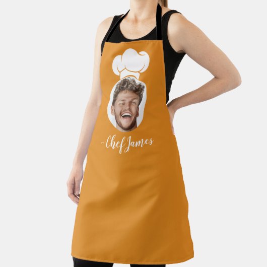 Aangepaste Chef met Foto & Naam Kookcadeau Sinaasa Schort (Insitu)